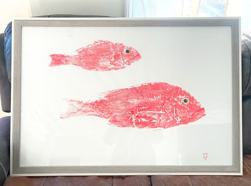 Gyotaku Red Snappers