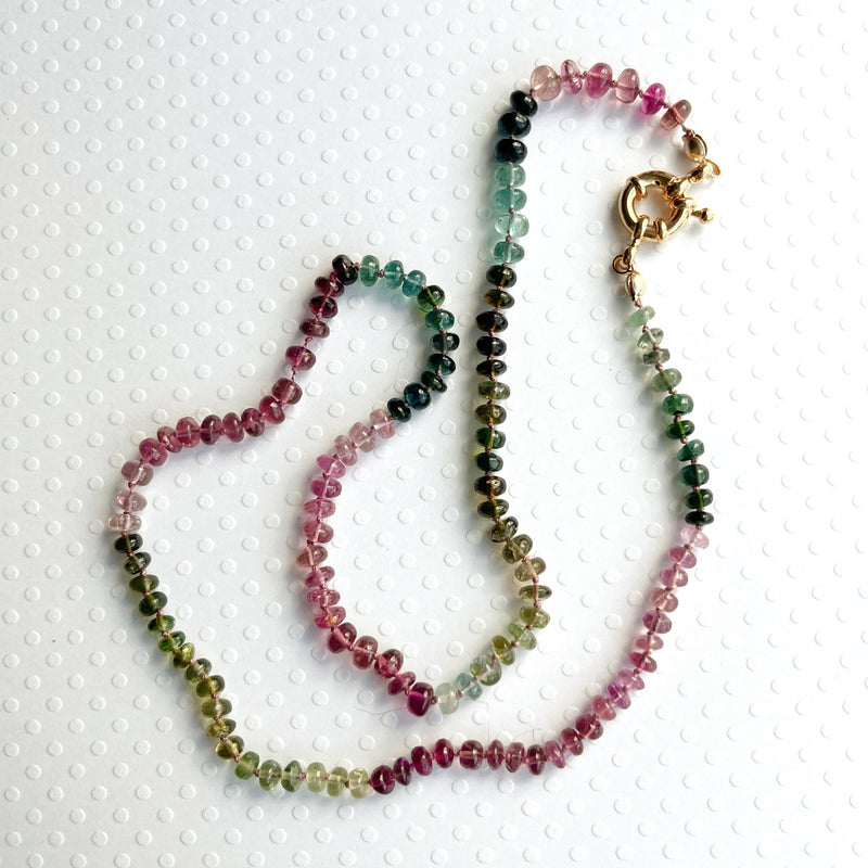 Tourmaline Hand-Knotted Necklace