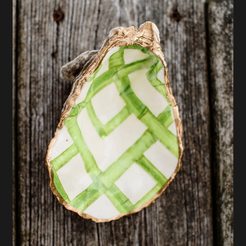 Green Bamboo Oyster Shell