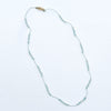 Aquamarine Cord Necklace