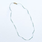 Aquamarine Cord Necklace