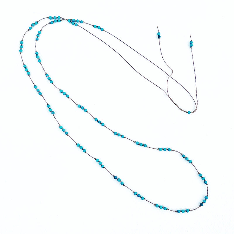 Turquoise Cord Necklace