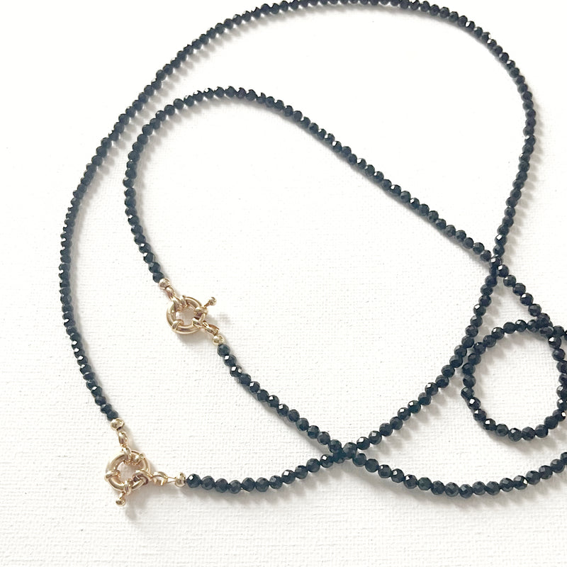 Black Spinel Necklace
