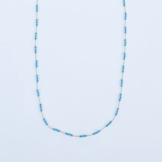 Turquoise Cord Necklace