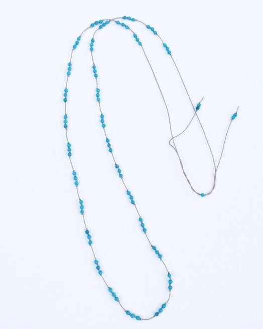 Turquoise Cord Necklace