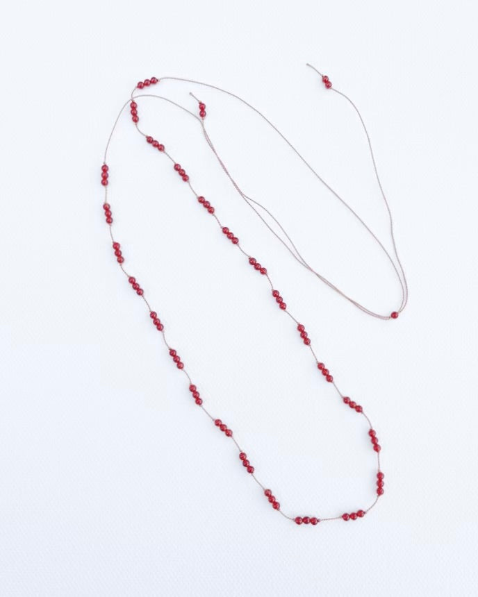 Ruby Cord Necklace