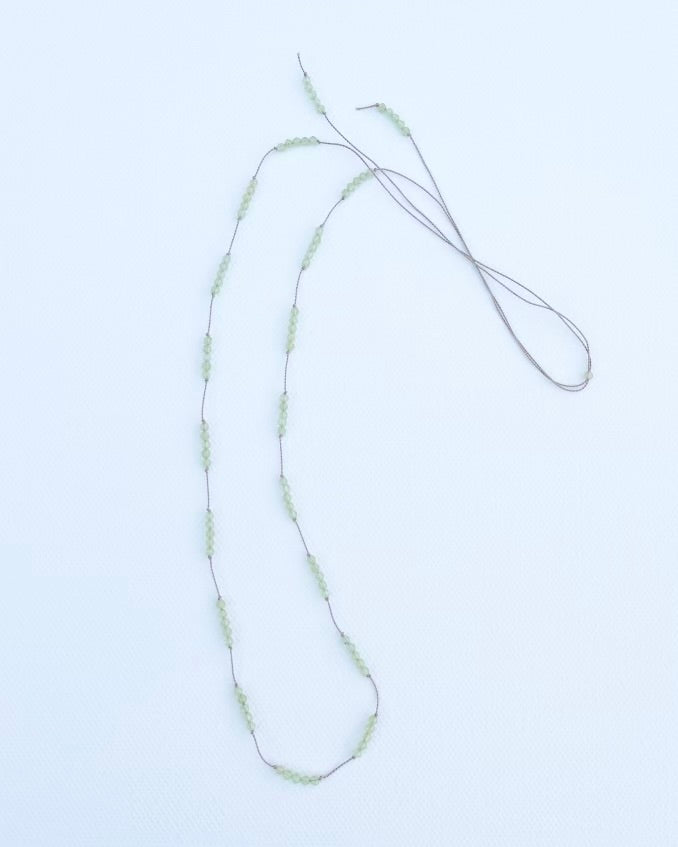 Peridot Cord Necklace