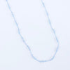 Aquamarine Cord Necklace