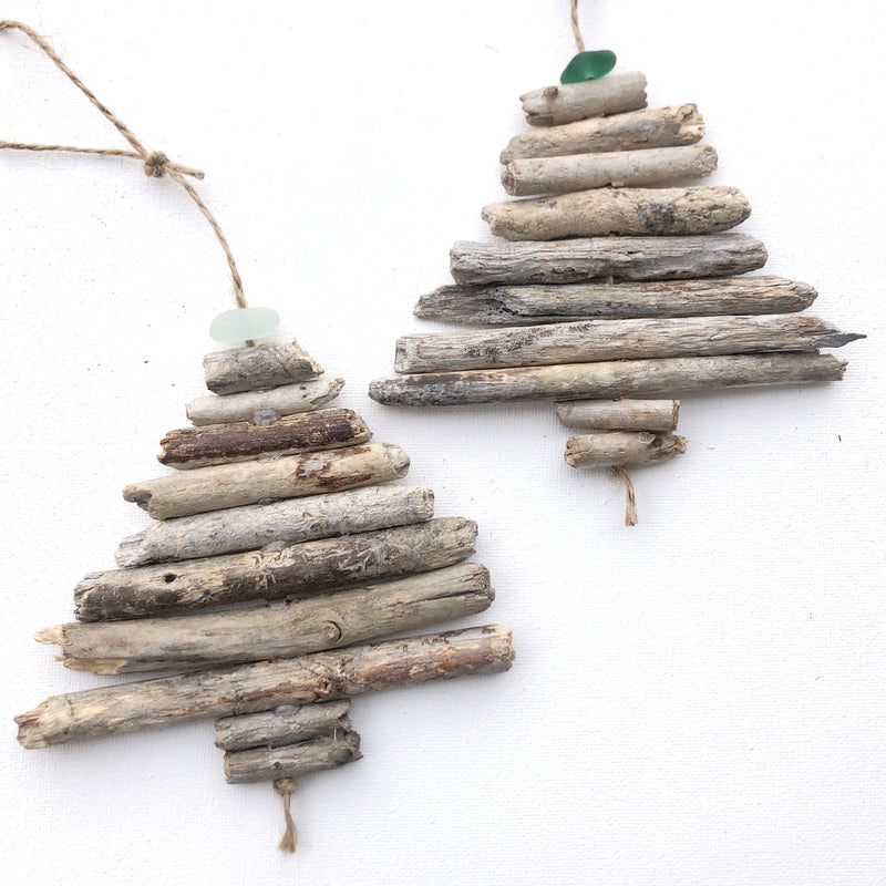 Driftwood Christmas Tree Ornament